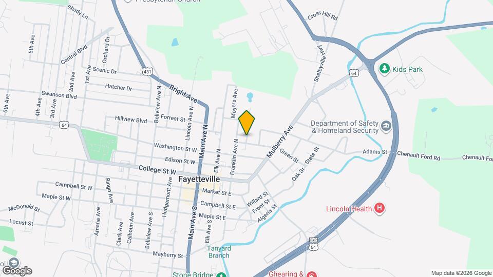 402 Cherokee Ave Map and Location Details