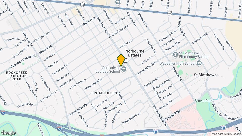 3810 Norbourne Blvd Map and Location Details