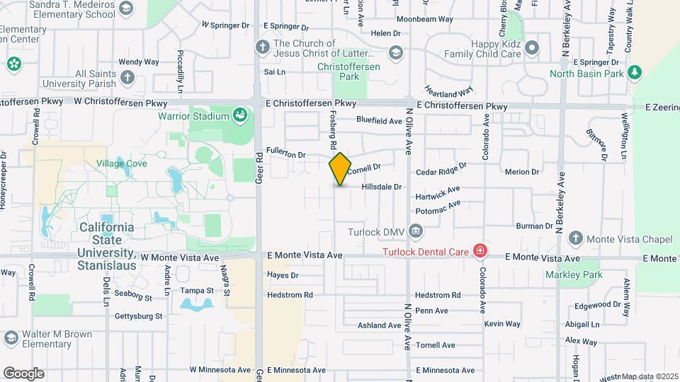 420 Hillsdale Dr Mapa y Detalles de la Ubicación