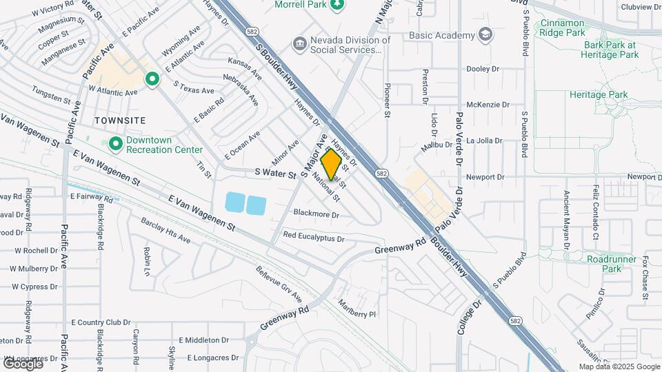 581 National St Map and Location Details