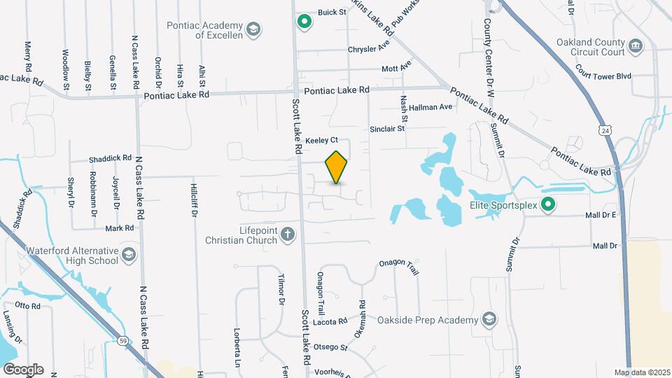 736 Amberly Dr Map and Location Details
