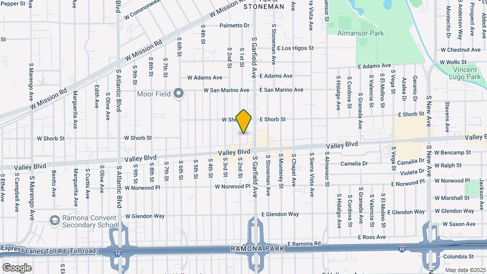 1232-1234 1/2 S. 2nd St. Map and Location Details