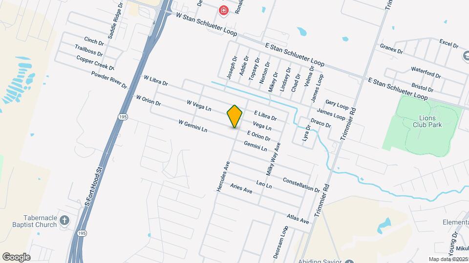 102 W Orion Dr Map and Location Details
