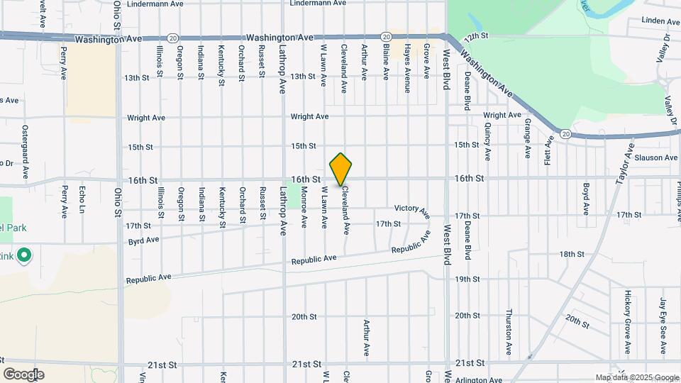 1618 Cleveland Ave Map and Location Details