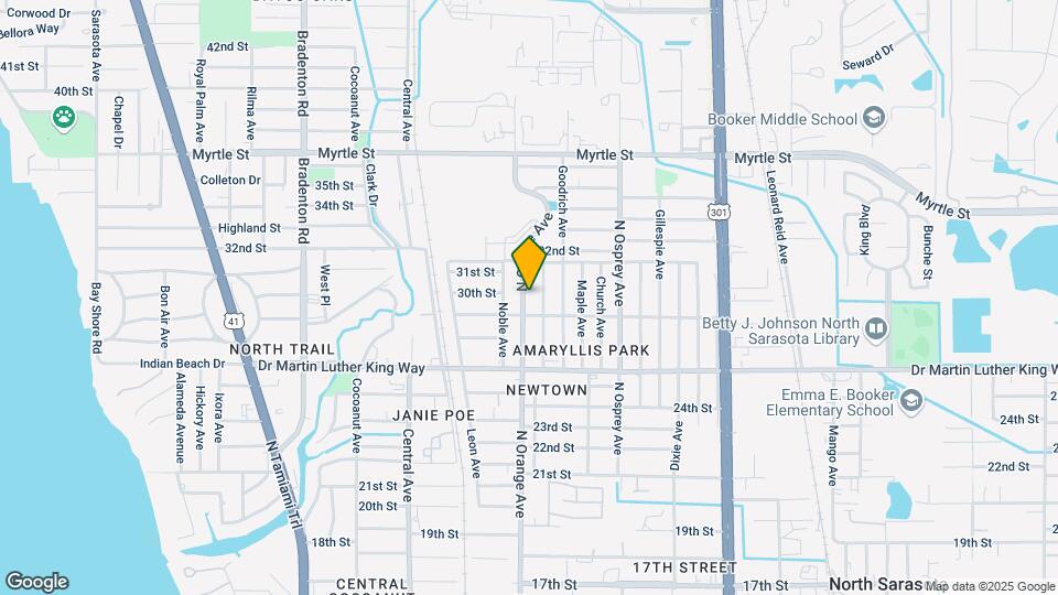 2932 N Orange Ave Map and Location Details