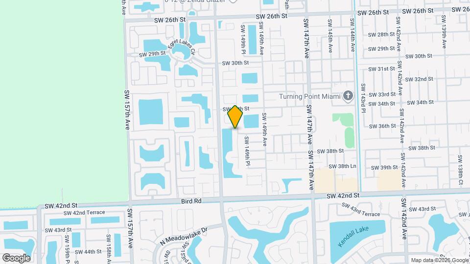 3634 SW 150th Ct Map and Location Details