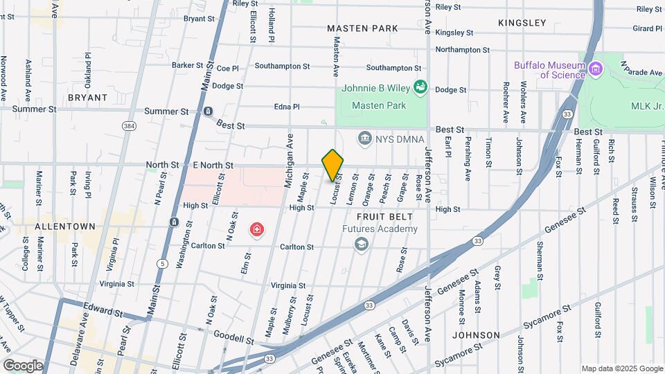 270 Locust St Map and Location Details