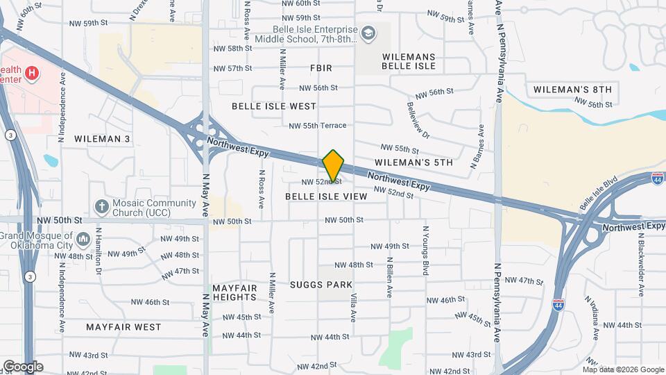 2524 NW 52nd St Map and Location Details