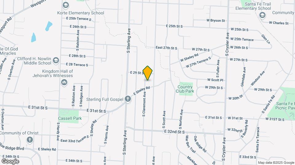 2919 S Claremont Ave Map and Location Details