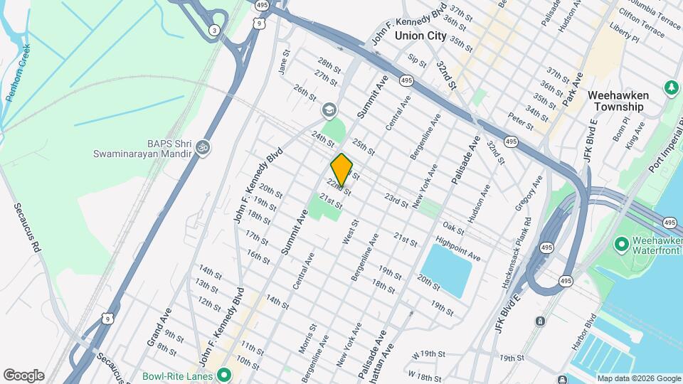 705 22nd St Map and Location Details