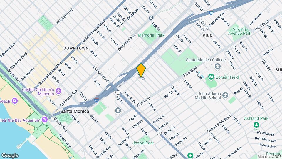1810 11th St Map and Location Details