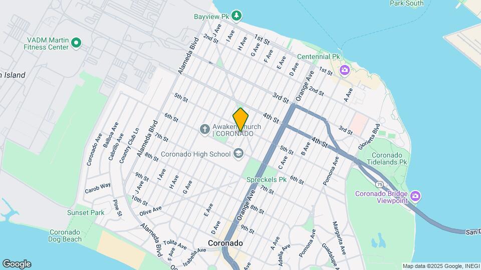 502 E Ave-Unit -1 Map and Location Details