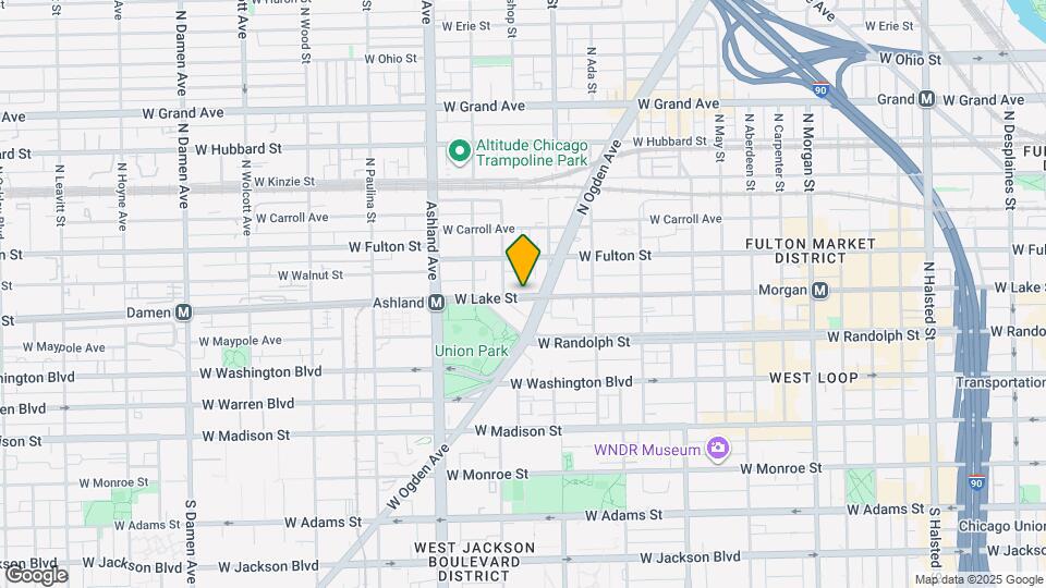 1206 W Madison St Mapa y Detalles de la Ubicación