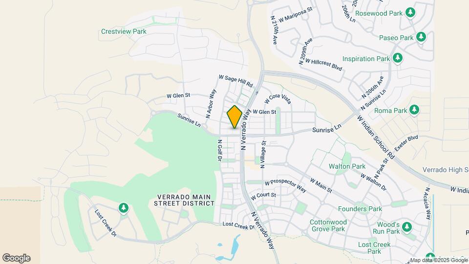 21122 W Sunrise Ln Mapa y Detalles de la Ubicación