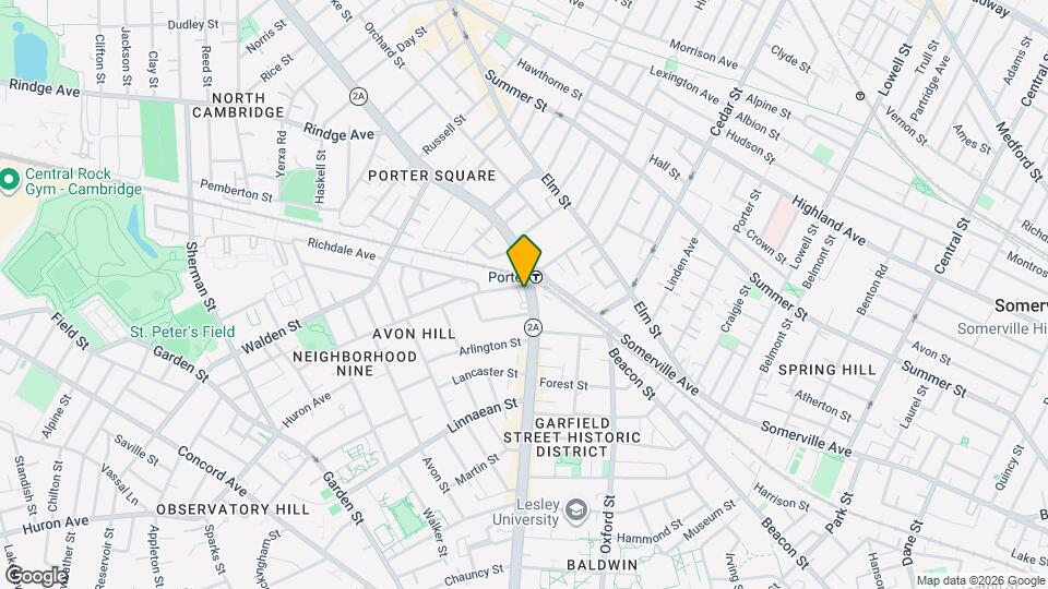 1872 Massachusetts Ave, Unit 32B Map and Location Details