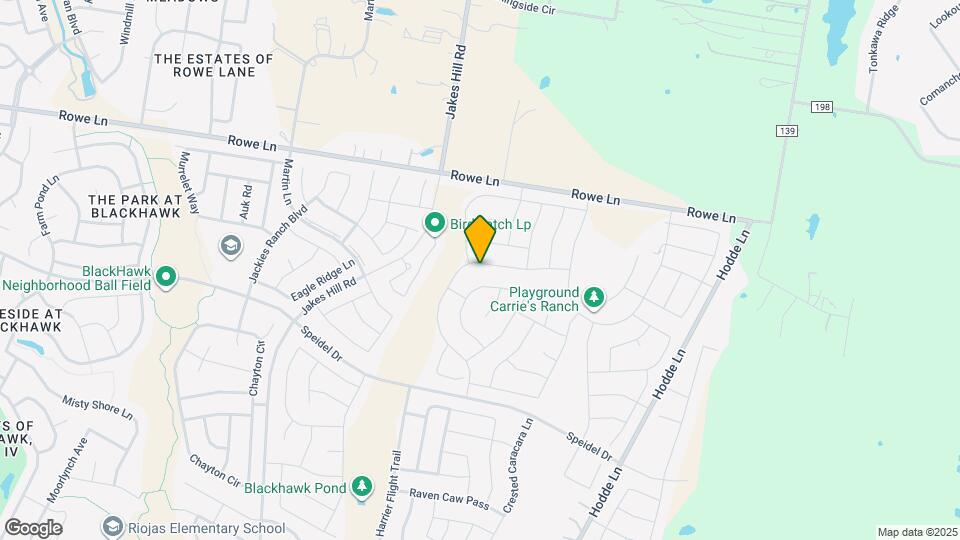 20805 Rolling Creek Rd Mapa y Detalles de la Ubicación