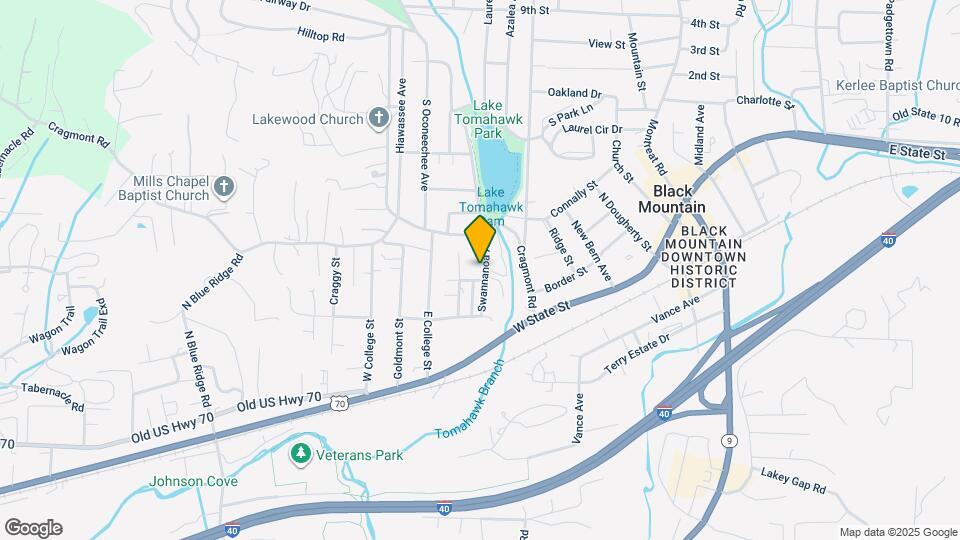 110 Swannanoa Ave Map and Location Details