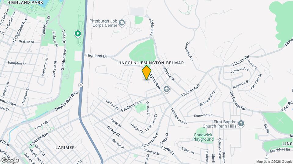 1307 Chaney Ct Mapa y Detalles de la Ubicación