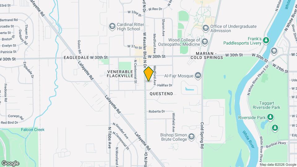 2825 Kessler Blvd Dr Map and Location Details