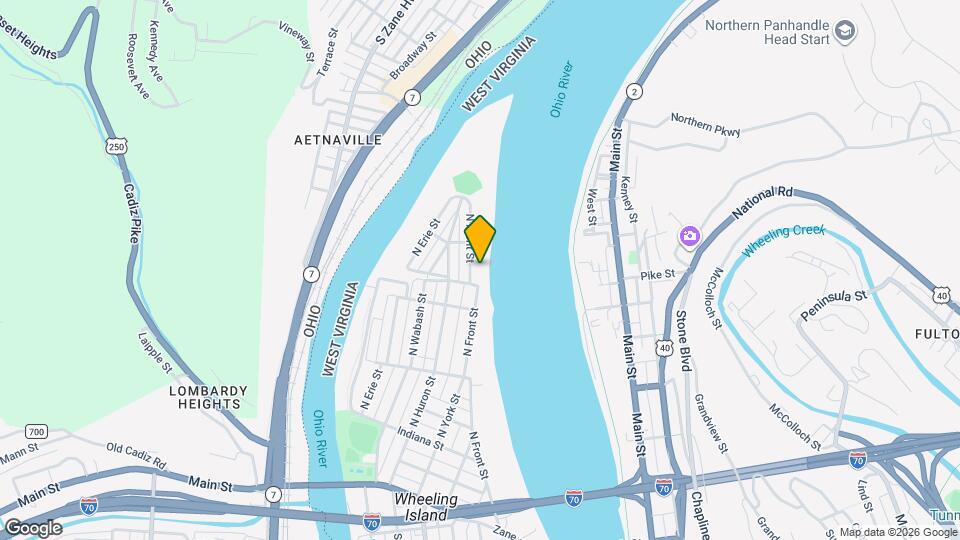 608 N Front St Mapa y Detalles de la Ubicación