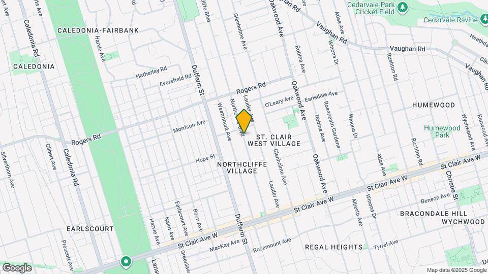 217 Northcliffe Blvd Map and Location Details