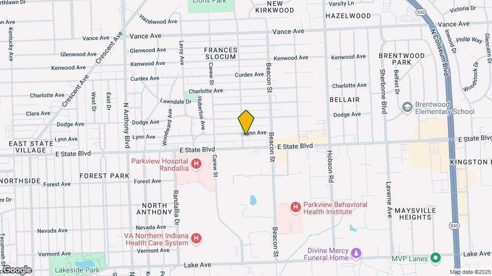 2606 Lynn Ave Map and Location Details