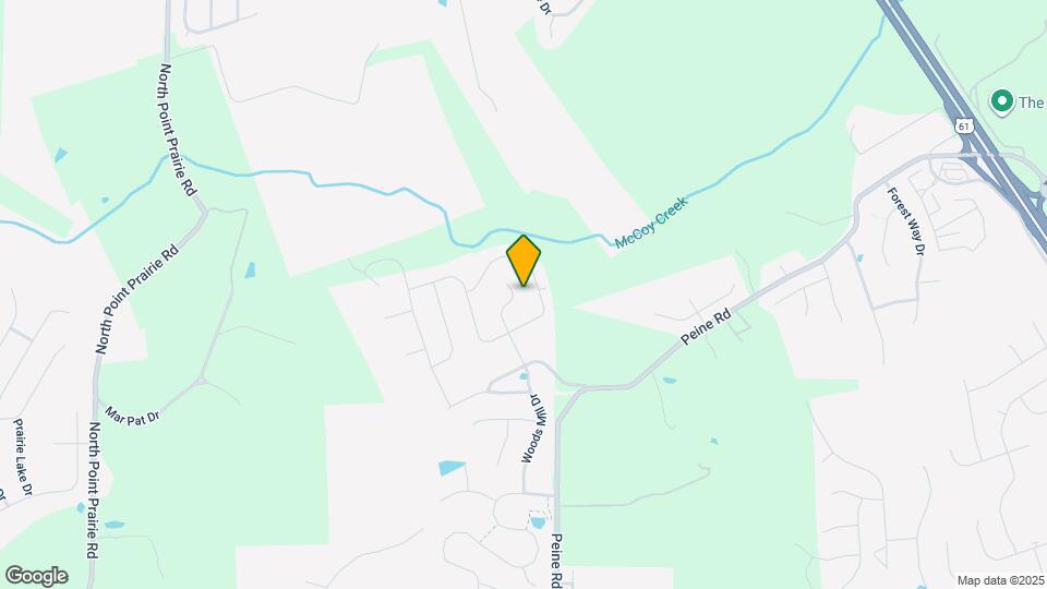 1720 Woods Mill Dr Map and Location Details