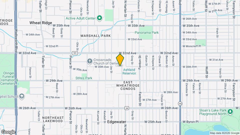 6110 W 30th Ave Map and Location Details