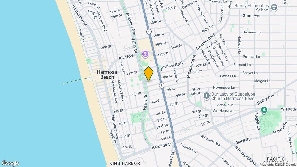 610 9th St Map and Location Details