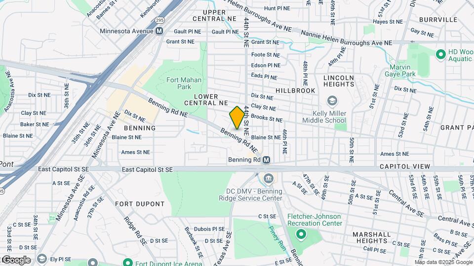 4256-4264 Benning Rd NE Map and Location Details