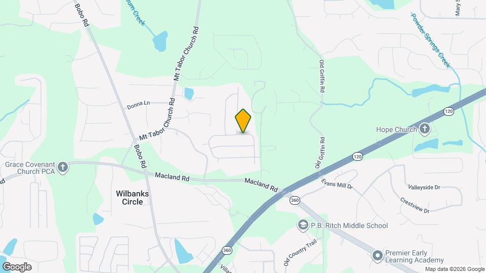 490 Forrest Hills Dr Mapa y Detalles de la Ubicación