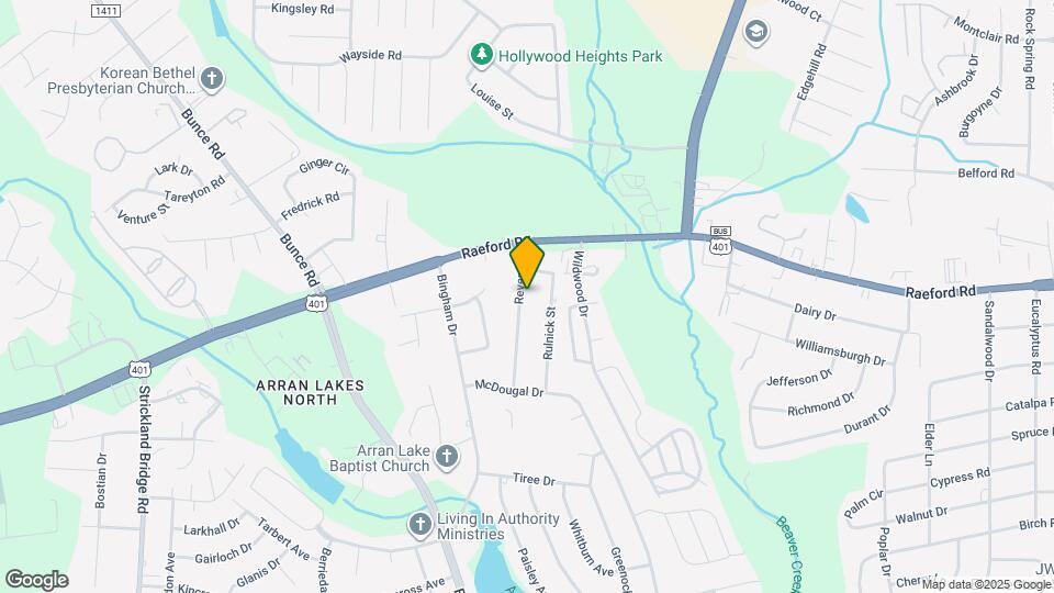 1031 Revere St Map and Location Details