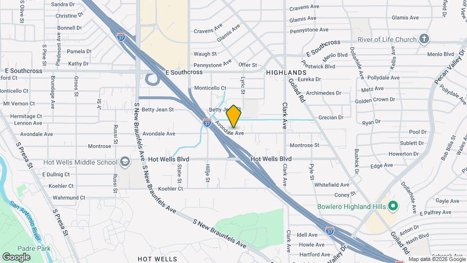 759 Avondale Ave Map and Location Details