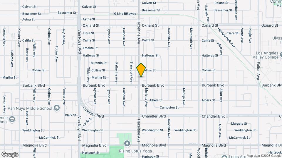 5624 Hazeltine Ave Mapa y Detalles de la Ubicación