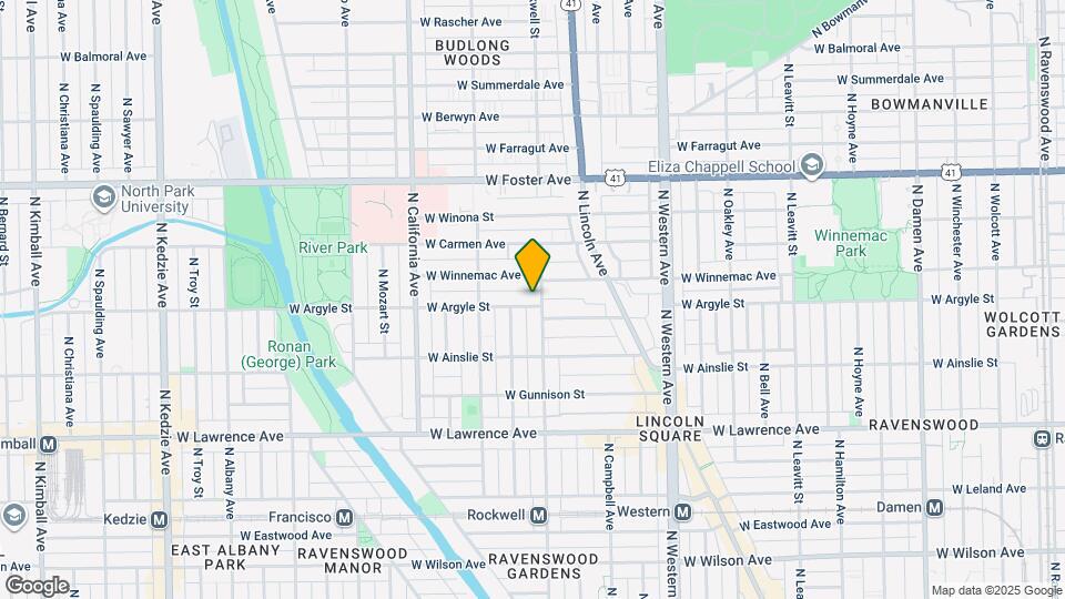 2606 W Argyle St, Unit 2 Map and Location Details