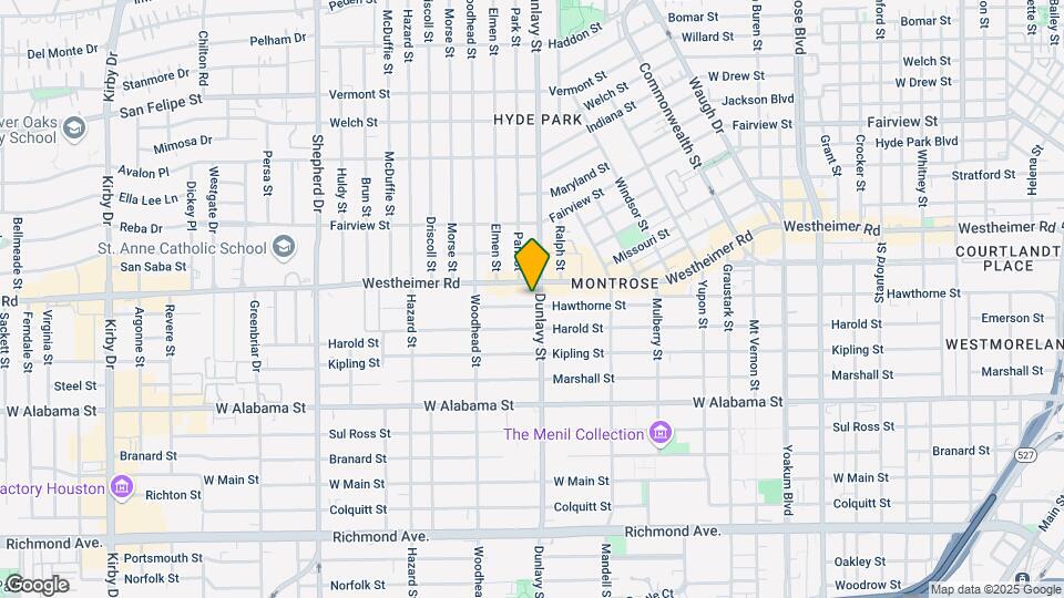 1706 Hawthorne St Map and Location Details