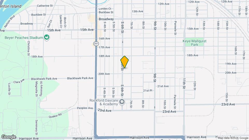 2016 S 6th St Map and Location Details