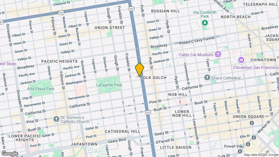 1801 Van Ness Ave Map and Location Details