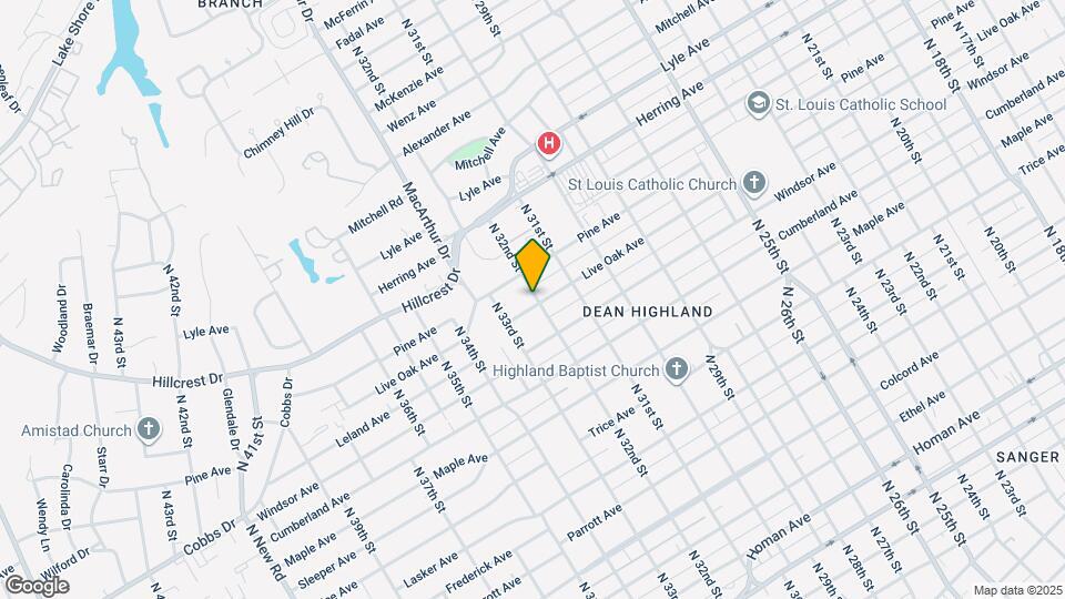 3201 Live Oak Ave Mapa y Detalles de la Ubicación