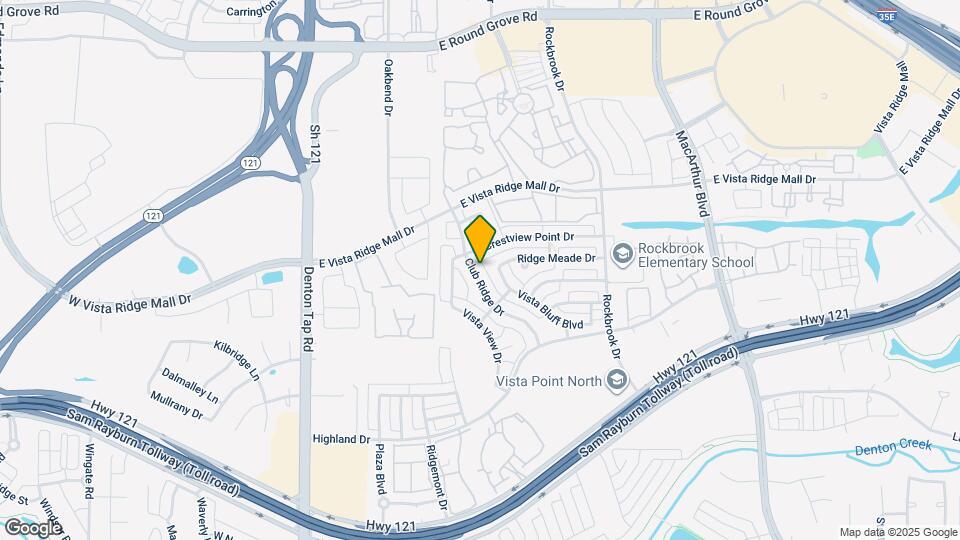 2733 Club Ridge Dr Map and Location Details