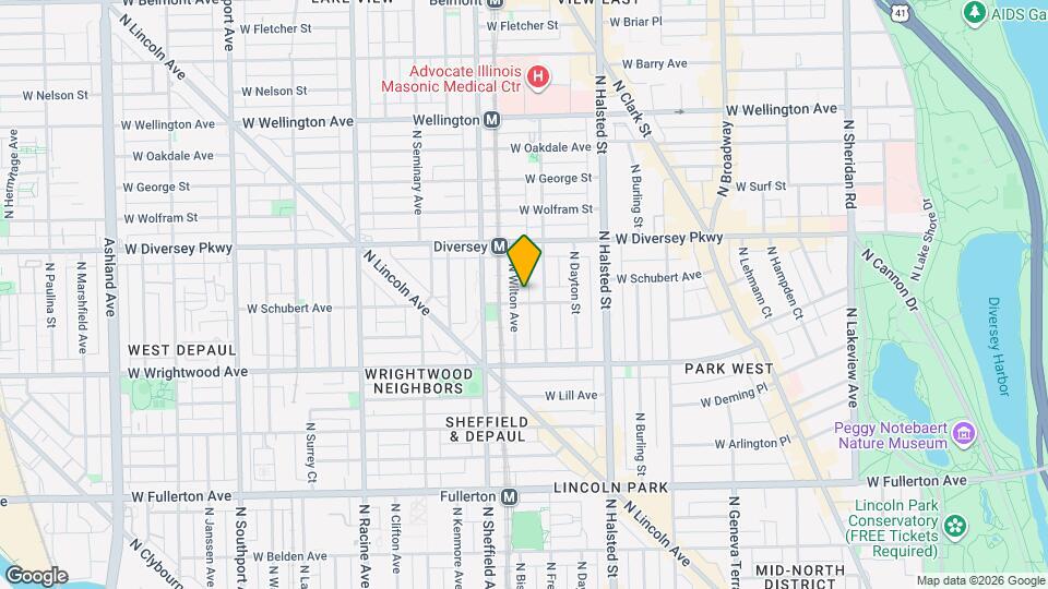 2707 North Wilton Avenue, Garden Map and Location Details