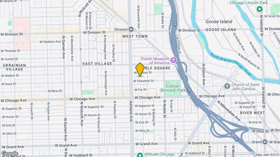 1528 W Chestnut St Mapa y Detalles de la Ubicación