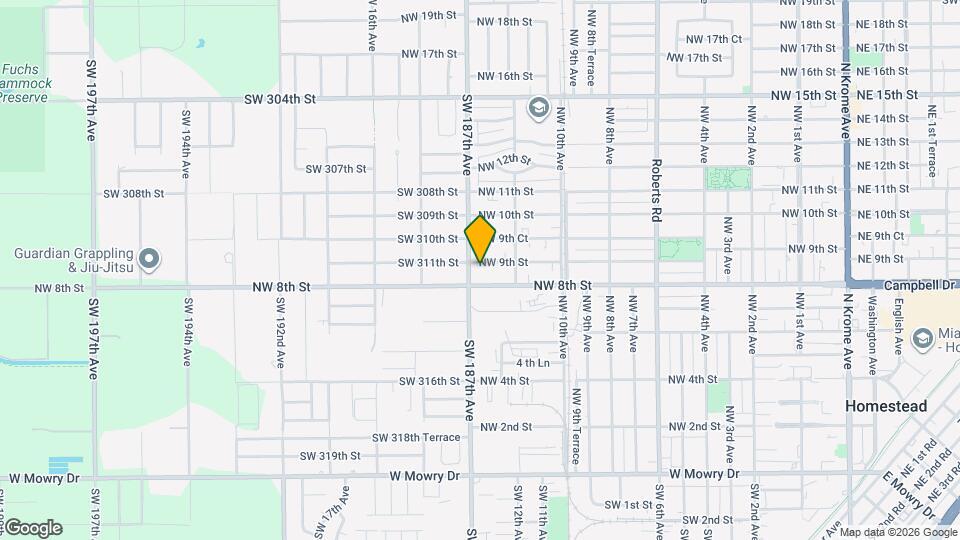 1360 NW 9th St Map and Location Details