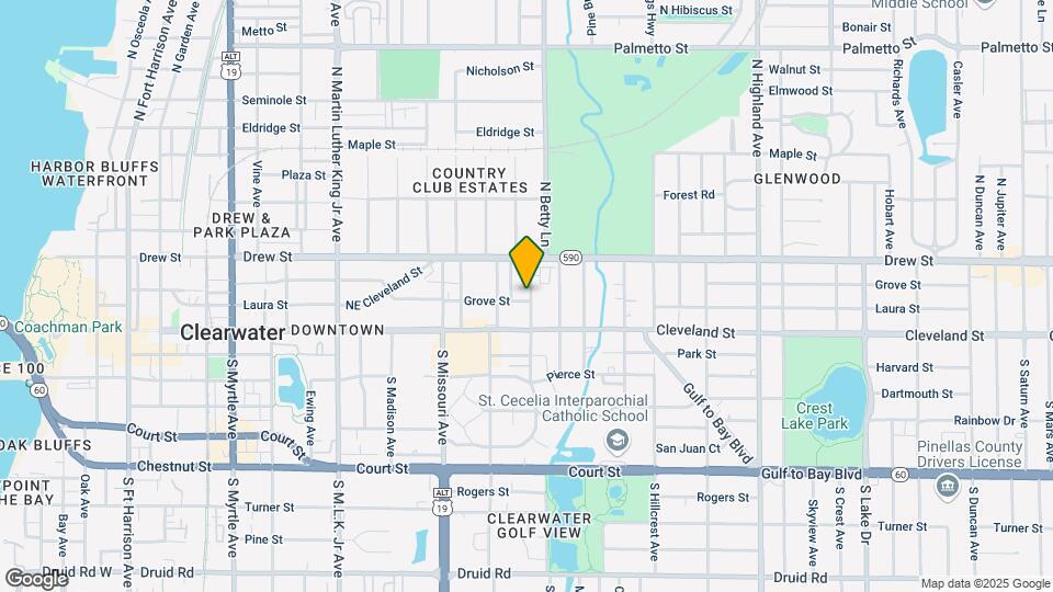 1254 Grove St Map and Location Details