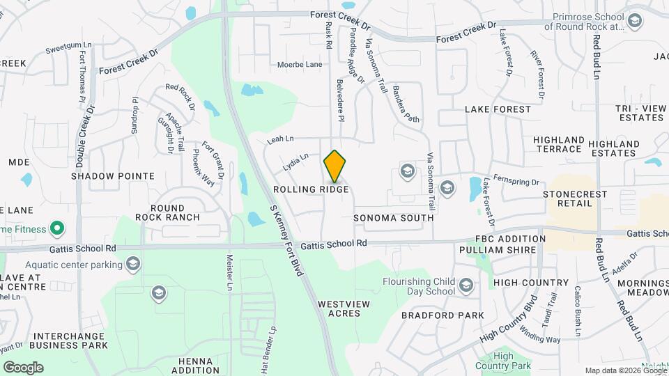 3312 Alexander Valley Cove Map and Location Details