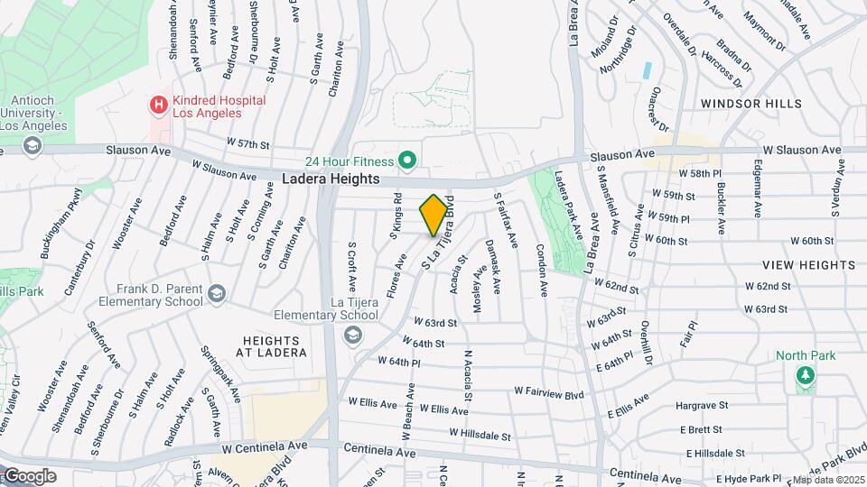 5933 La Tijera Blvd Mapa y Detalles de la Ubicación