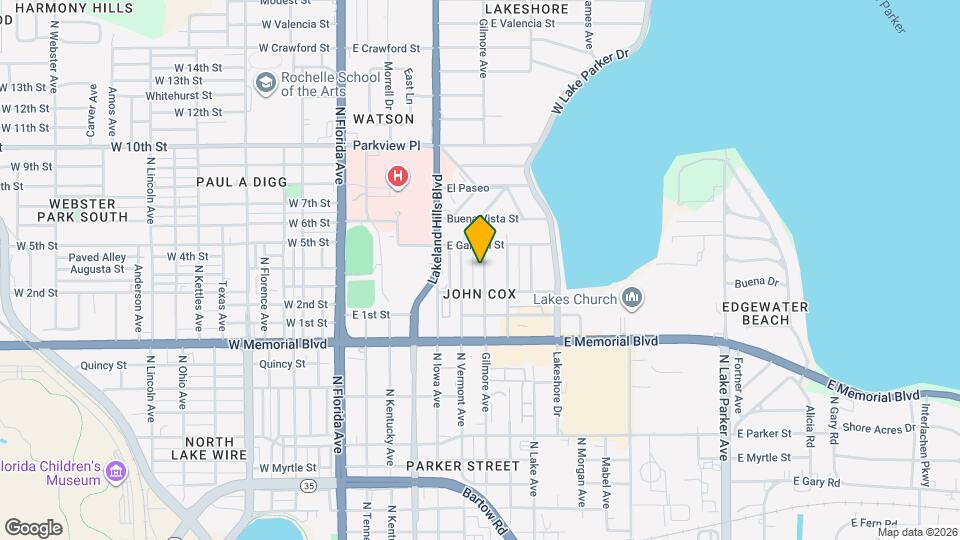 1122 Gilmore Ave Map and Location Details