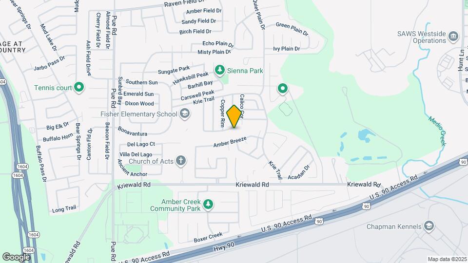 9802 Vandenberg Way Mapa y Detalles de la Ubicación