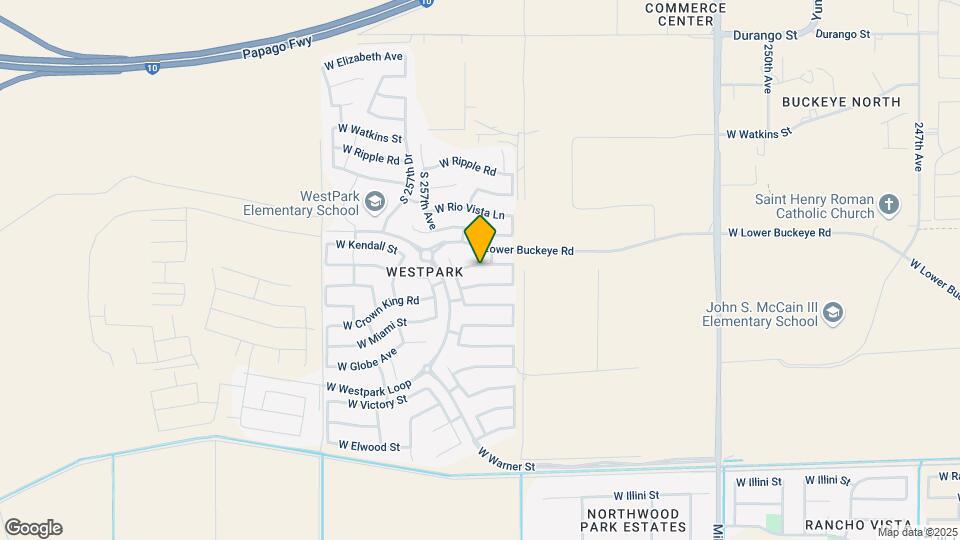 25575 W Winslow Ave Map and Location Details