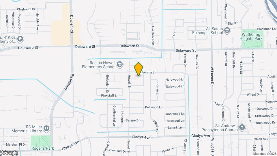 5710 Glasgow Ln Map and Location Details